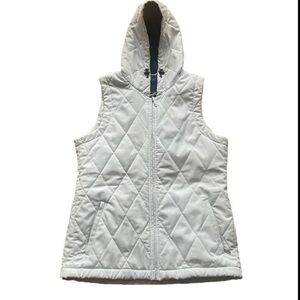 Descente off white vest size 8 /M